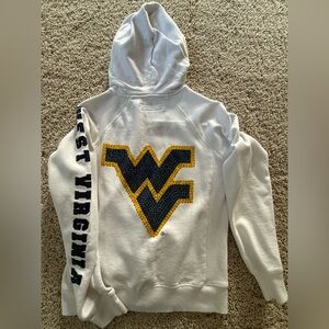 WVU Mountaineers zip up hoodie